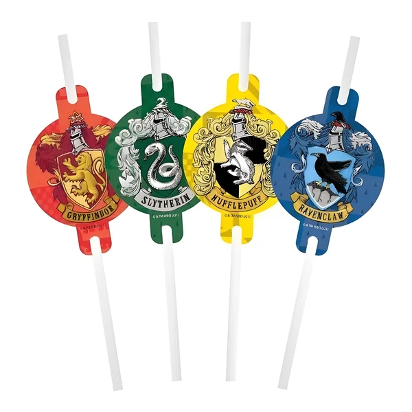 Pajitas de Harry Potter de 22 cm - 4 unidades