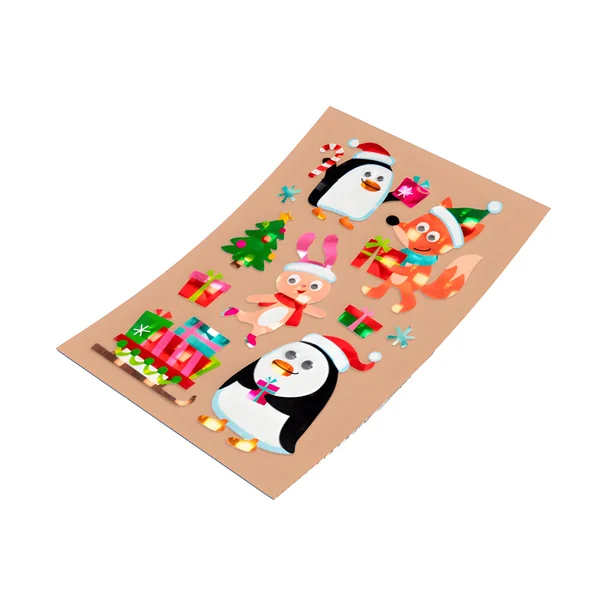 Pegatinas de Navidad con ojos saltones
