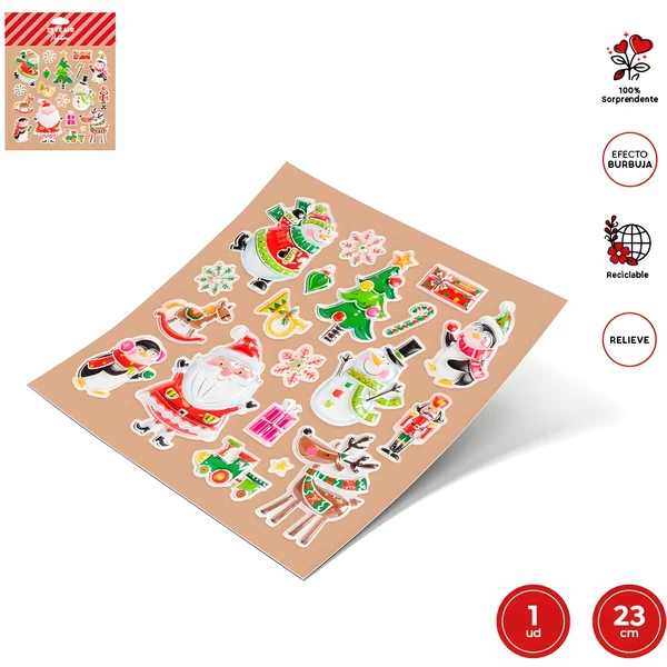 Pegatinas de Navidad surtidas - Imagen 2