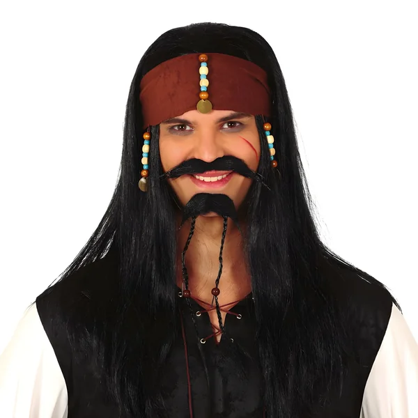 Peluca pirata con pañuelo