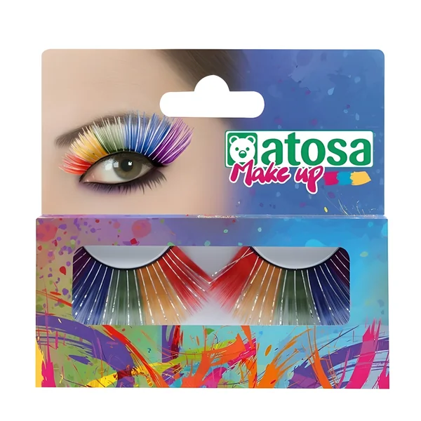Pestañas postizas de colores