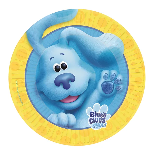 Platos de Blue's Clues de 23 cm - 8 unidades