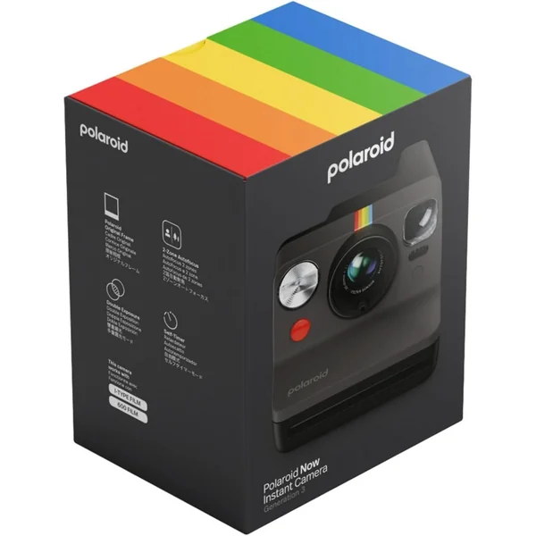 Polaroid EB Now Gen 3 Instant Camera (Black) - Imagen 3
