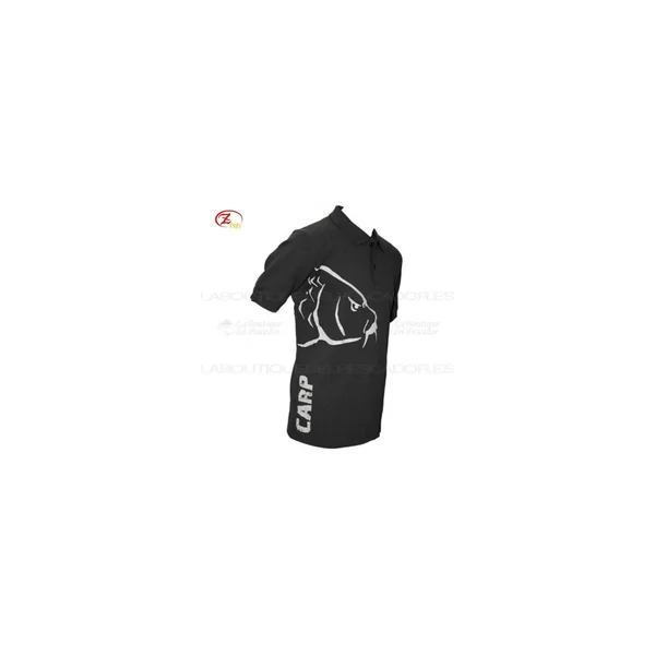 POLO CARP NEGRO ZFISH