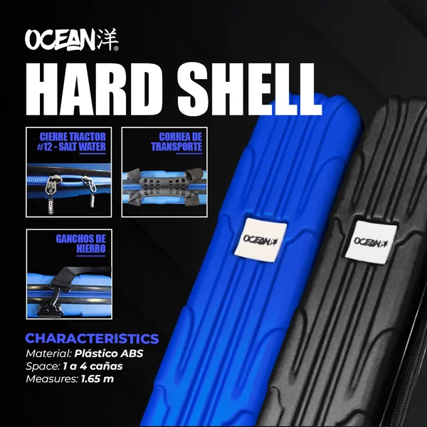 Portacañas Ocean Hard Shell 1.65 m / Blue - Imagen 5