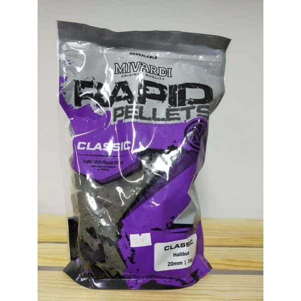 PPELETS Rapid pellets - Classic Halibut 1kg