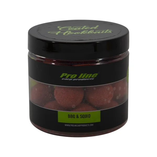 Pro Line Coated Hookbaits BBQ & Squid (200ml) 20mm núcleo - Imagen 2