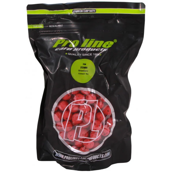 Proline Strawberry Boilies 20mm (1kg)
