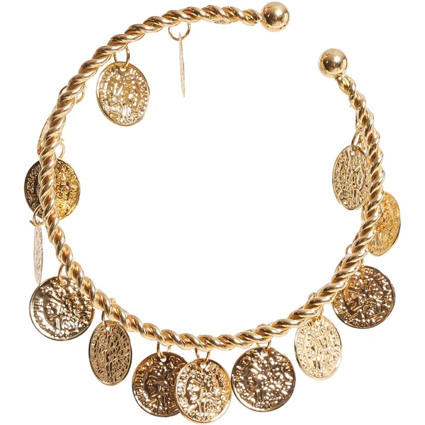 Pulsera con monedas doradas - Imagen 3