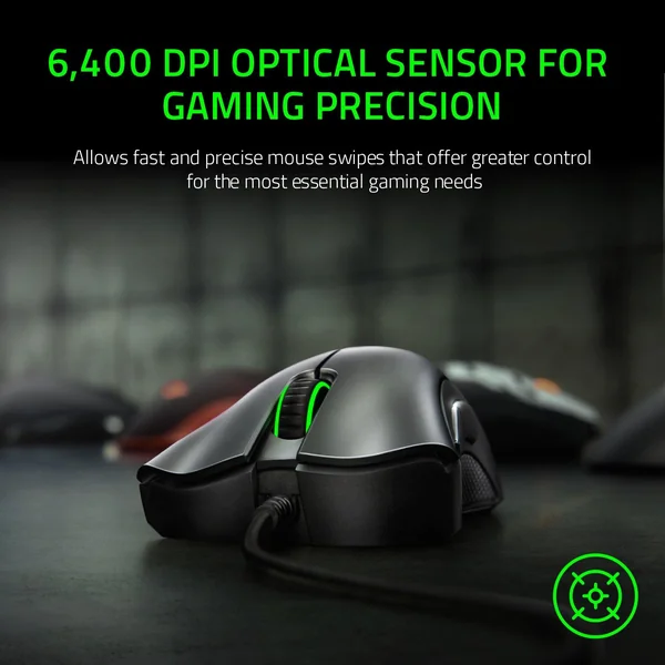 Razer DeathAdder Essential Mouse - Black - Imagen 6