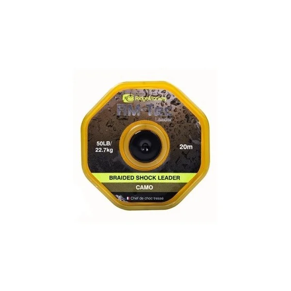 Ridgemonkey braid shock leader camo 50lb 20m