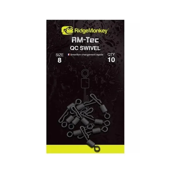 Ridgemonkey quick change swivel nº8 10unds