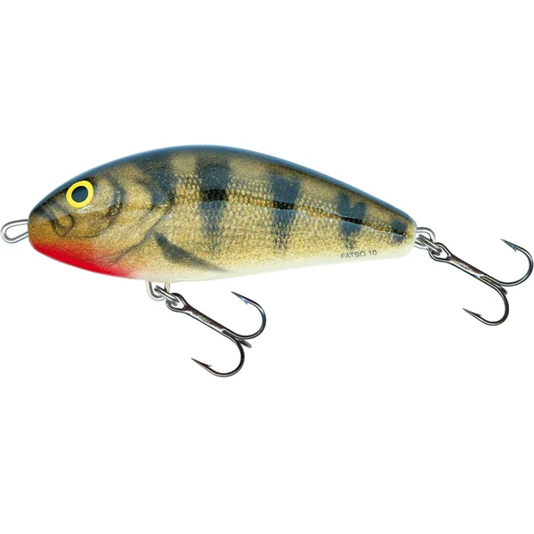 Salmo Fatso Floating Jerkbait Emerald Perch 10cm (48g)