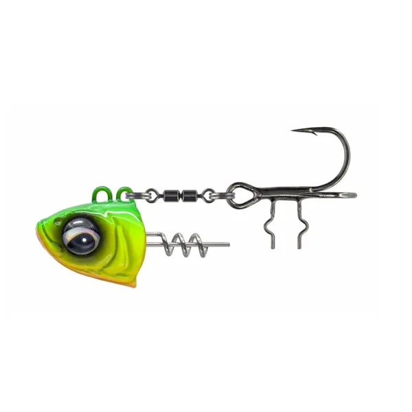 Savage Gear Monster Vertical Chartreuse Jighead 150g (2/0)