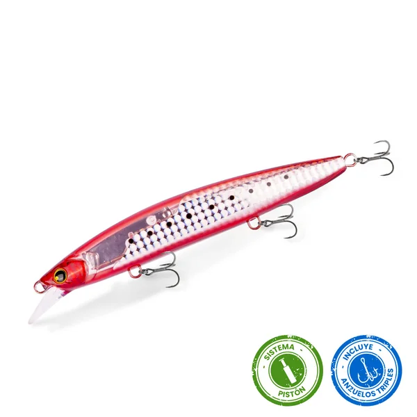 SENUELO SUGOI FLASHER 135 S - BURNING SILVER