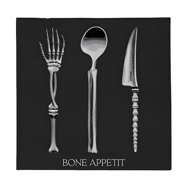Servilletas de Bone Apettit de 16,5 x 16,5 cm - 20 unidades