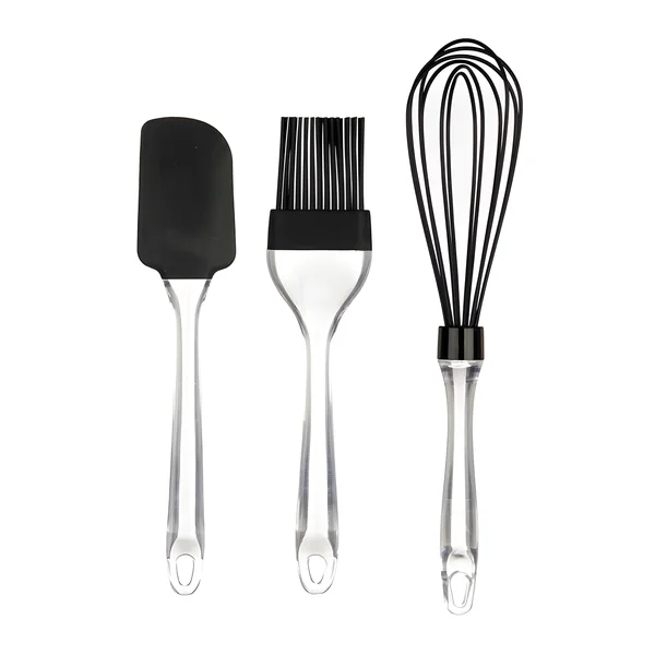 Set de utensilios de cocina de silicona - 3 unidades