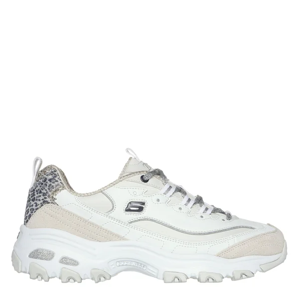 Skechers Womens Dlite Chic Low-Top Trainers