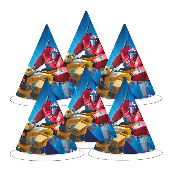 Sombreros de Transformers - 6 unidades