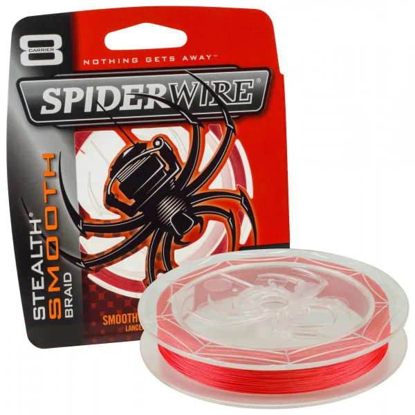 Spiderwire Stealth Smooth 8 Red Braid 0,35mm / 300m - Imagen 4