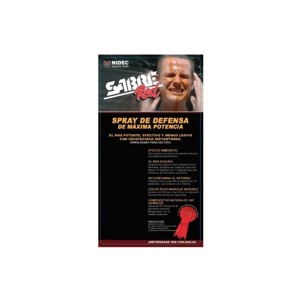 Spray Defensa Personal Sabre Red - Imagen 2