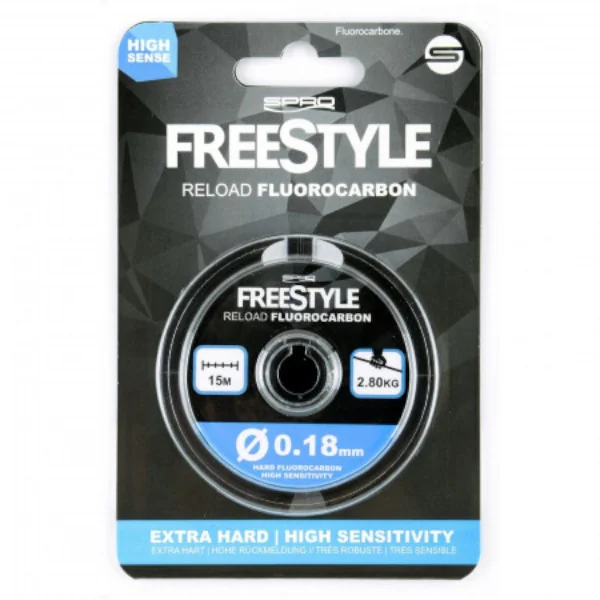 Spro Freestyle Reload Fluorocarbono 0,18mm (15m)