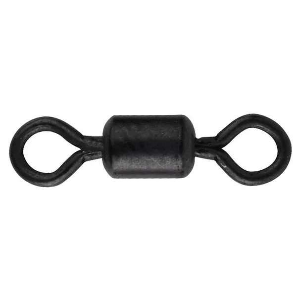 Spro Rolling Swivels 'Matt Black' Tamaño 6 (20 piezas)