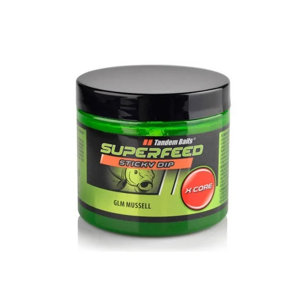 Tandem baits xcore sticky dip GLM mussel 100ml