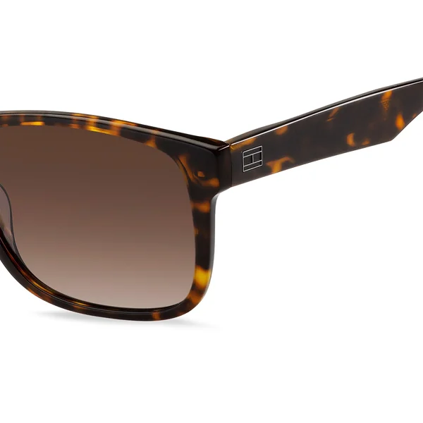 Tommy Hilfiger Men's Rectangular Round Sunglasses - Imagen 4