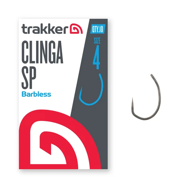 Trakker Clinga SP Hooks Barbless Tamaño 4 (10 piezas)