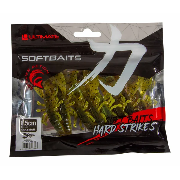 Ultimate Crayman Creaturebait Green Bug 8.5cm (8 pcs)