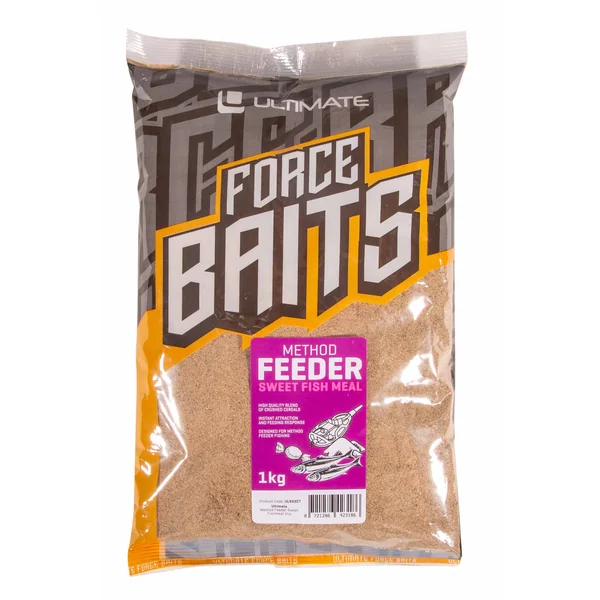 Ultimate Force Baits Method Feeder Cebo Intense Fishmeal (1kg) - Imagen 5