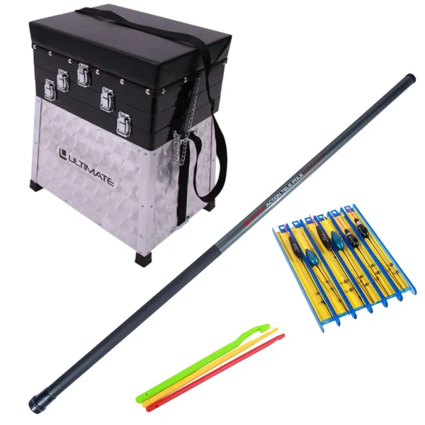 Ultimate Set de Pesca Básico con Caja Asiento - Imagen 18