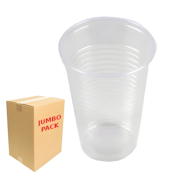 Vasos de 220 ml de plástico transparente - 3000 unidades