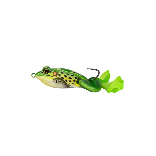 Vinilo Ultimate Frog Stride Bait Green/Yellow LiveTarget