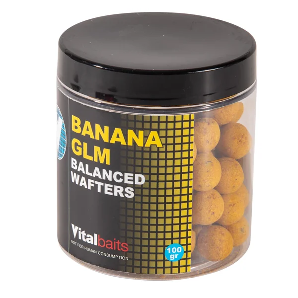 Vital Baits Banana GLM Wafters 18 mm