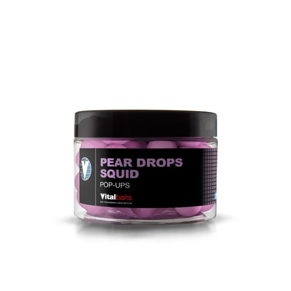 Vital baits fluro pop-ups pear drops squid 14mm