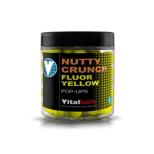 Vital baits pop-ups nutty crunch amarillo 18 mm 80gr