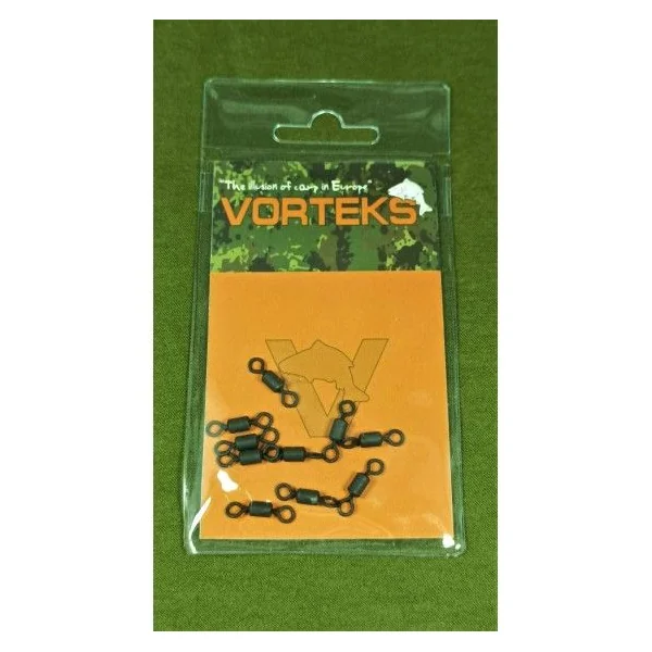 VORTEKS ROLLING SWIVEL NEGRO MATE TEFLON B/10