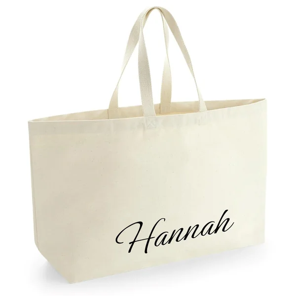 Westford Mill Extra Large Cotton Canvas Tote Bag