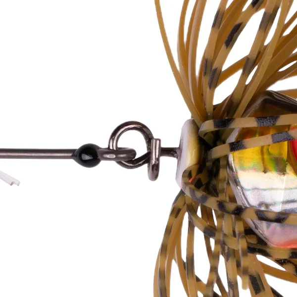 Zeck BA Spinner-Rushka Spinnerbait 5 g Chartreuse Party (Sin Plomo)